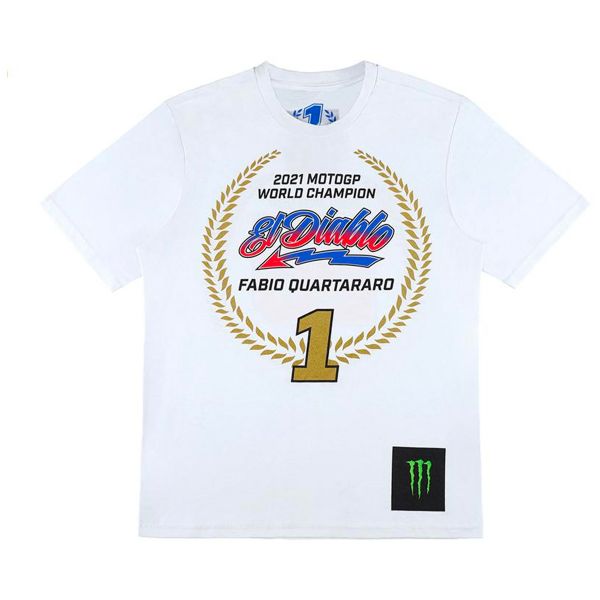T-Shirts Moto FABIO QUARTARARO FQ20 Champion 2021 White