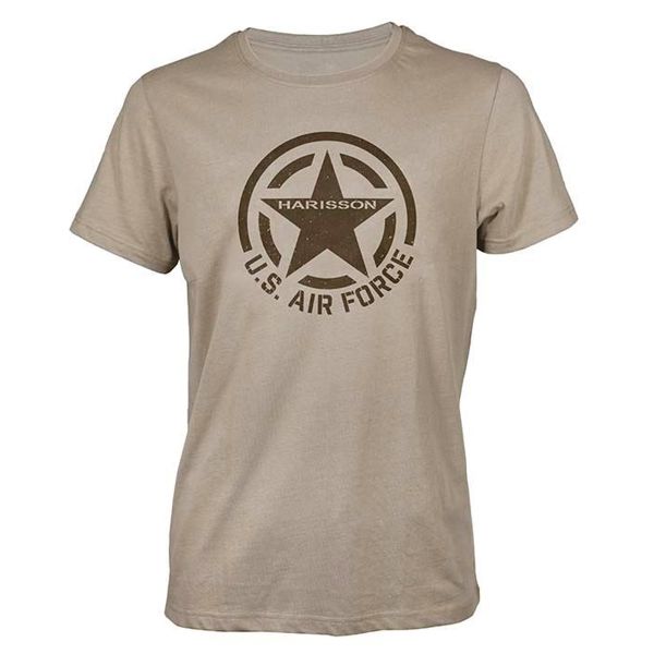 T-Shirts Moto HARISSON Air Force Beige
