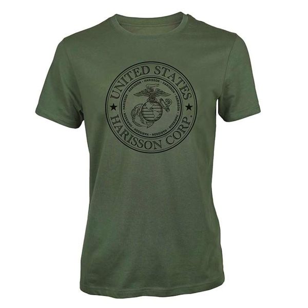 T-Shirts Moto HARISSON Harisson Corp Kaki