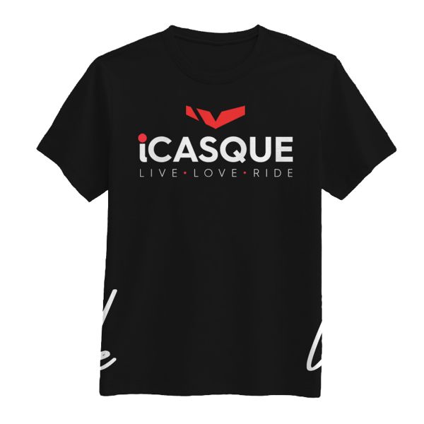 T-Shirts Moto iCasque iCasque Black T-Shirts Moto iCasque iCasque Black