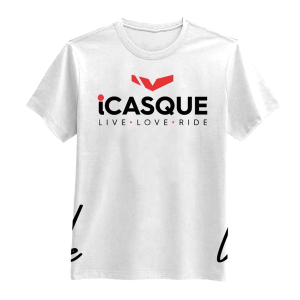T-Shirts Moto iCasque iCasque White