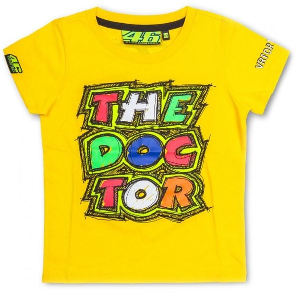 T-Shirts Moto VR 46 T-Shirt Kid The Doctor Yellow VR46