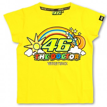 T-Shirts Moto VR 46 T-Shirt Kid Yellow VR46 T-Shirts Moto VR 46 T-Shirt Kid Yellow VR46