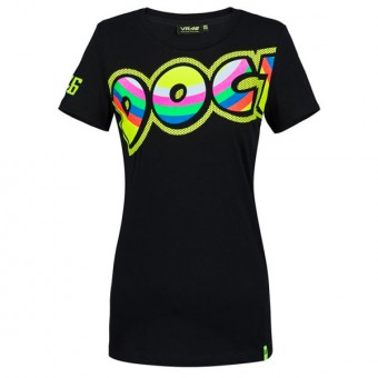 T-Shirts Moto VR 46 T-Shirt Lady The Doctor Noir T-Shirts Moto VR 46 T-Shirt Lady The Doctor Noir