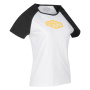T-Shirts Moto Segura T-shirt Lady First Noir blanc