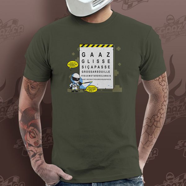 T-Shirts Moto Gaaz Vision (Army)