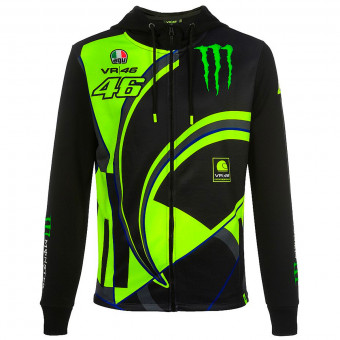 Vestes Moto VR 46 Hoodie Replica Monster Dual Vestes Moto VR 46 Hoodie Replica Monster Dual