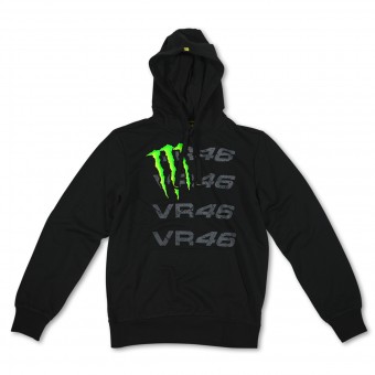Vestes Moto VR 46 Monster Hoodie Black