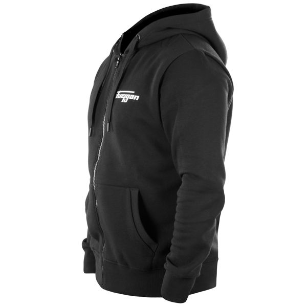 Furygan Corpo Zip Hoodie Black White