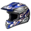 Casque Cross Shoei V-moto Puls bleu TC2