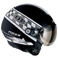 Casque Jet Nexx X60 POP 01 Noir Blanc