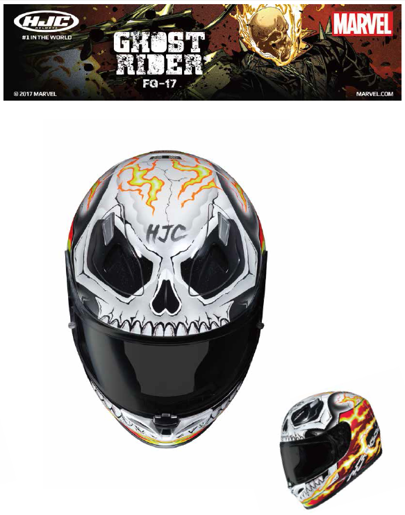 Nouveaux casques HJC Marvel pour Super-Motards