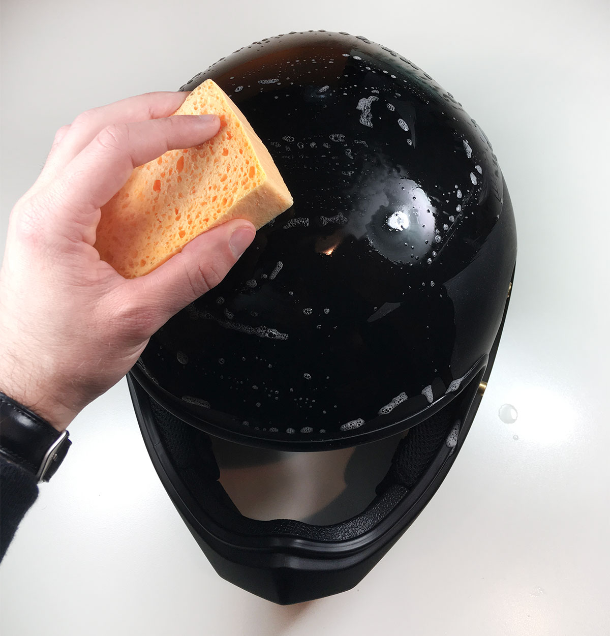 Assainissant casque on sale moto