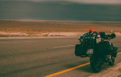 moto désert
