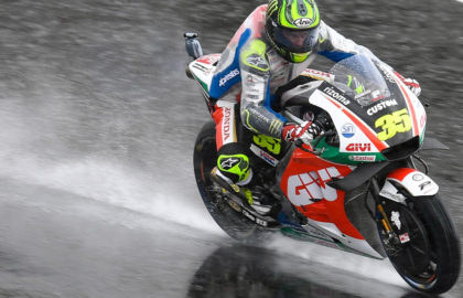 moto racing pro sous pluie