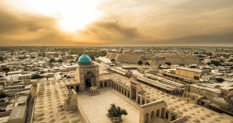 Panorama of Bukhara, Uzbekistan
