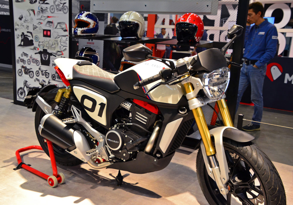 Peugeot retour dans la moto Concept P2X 3