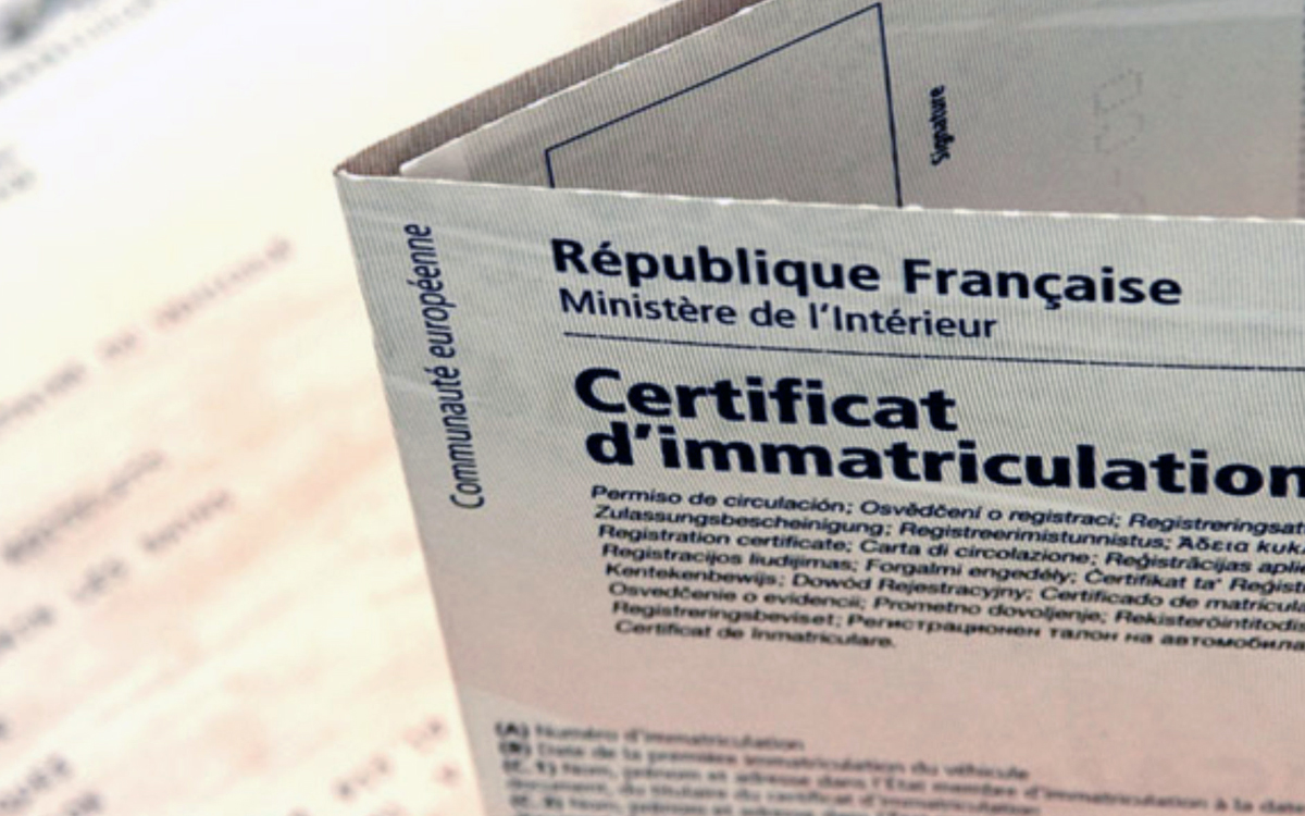 carte grise