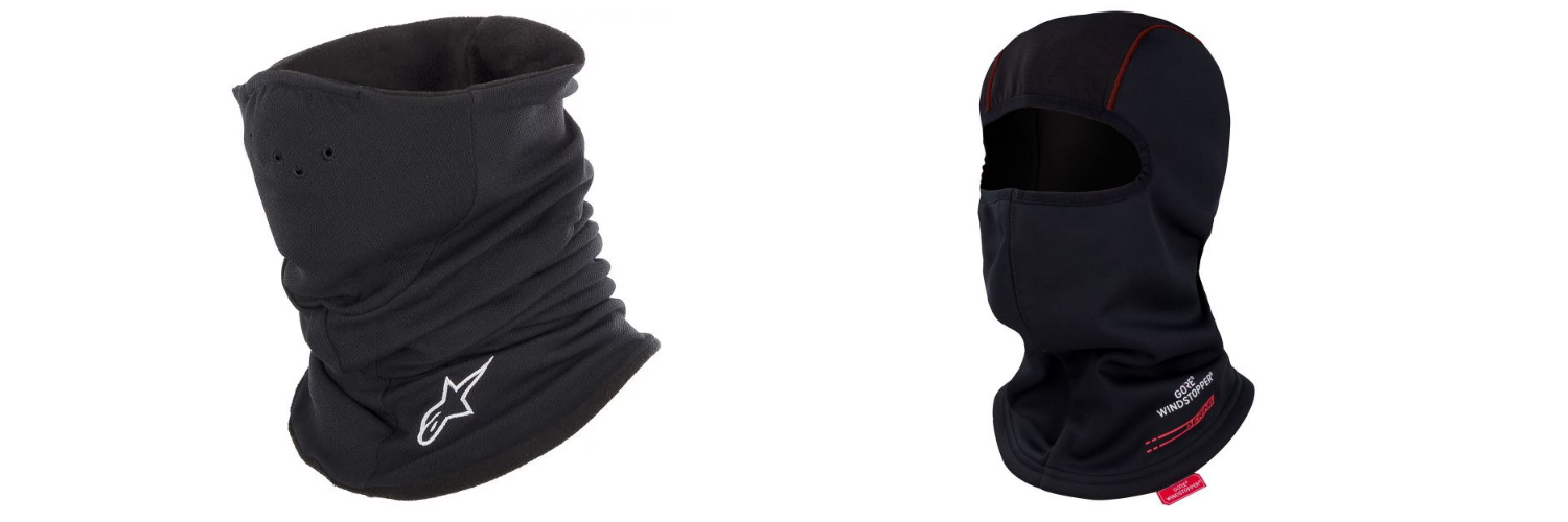 tour de cou moto pluie et froid