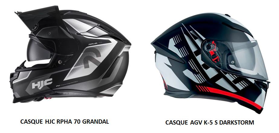 casques moto avec ecran solaire