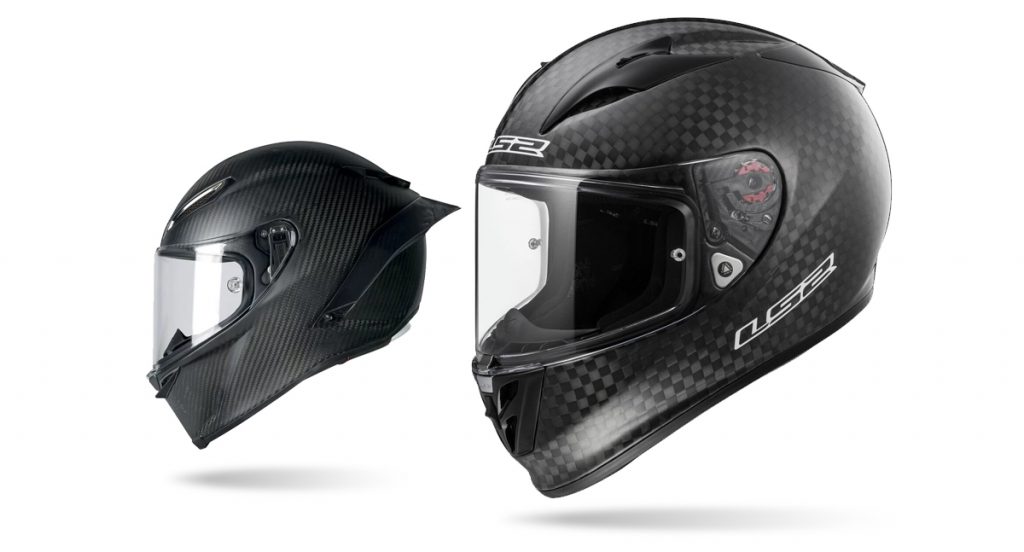 casques fibres carbon
