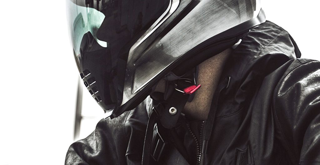 fermeture boucle double d casque moto