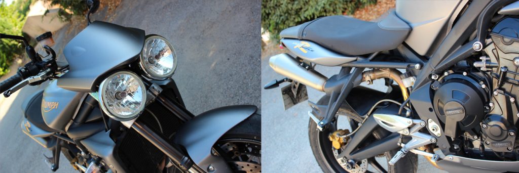 apres le nettoyage de sa moto