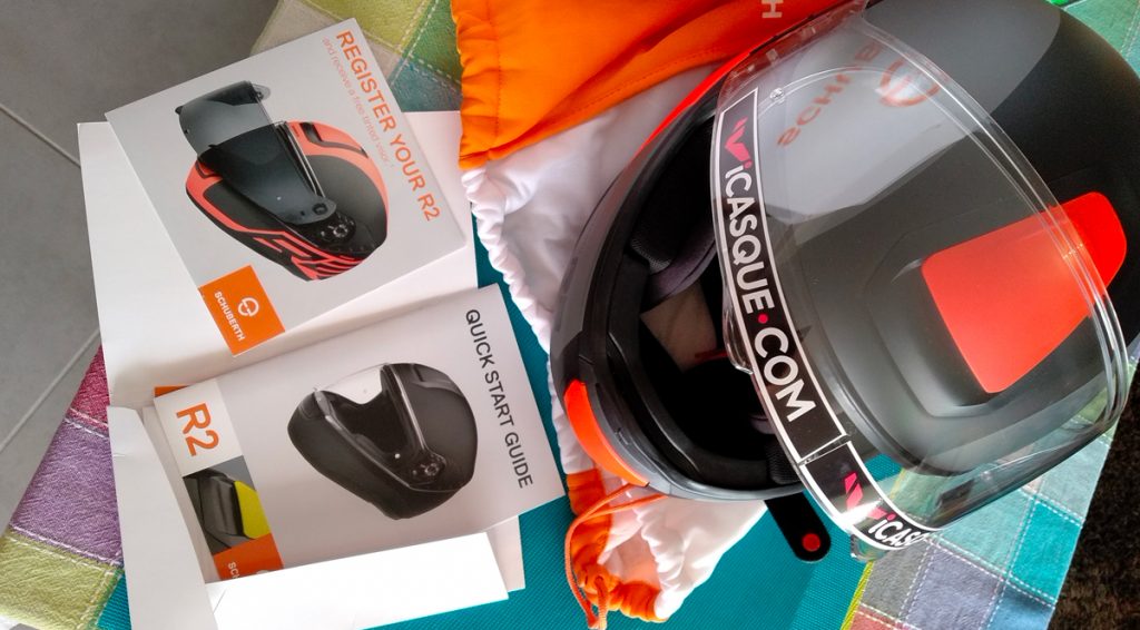 opening du casque schuberth R2 2