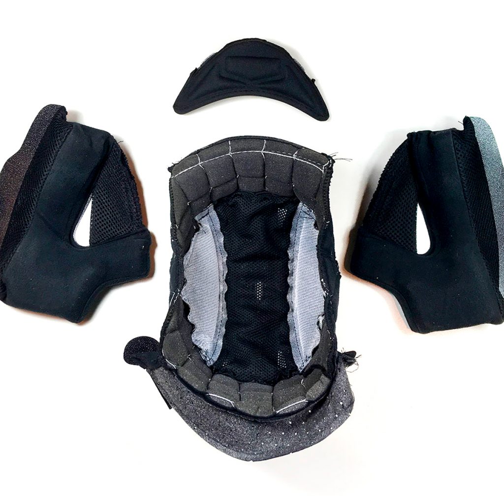 interieur en mousse casque moto 1