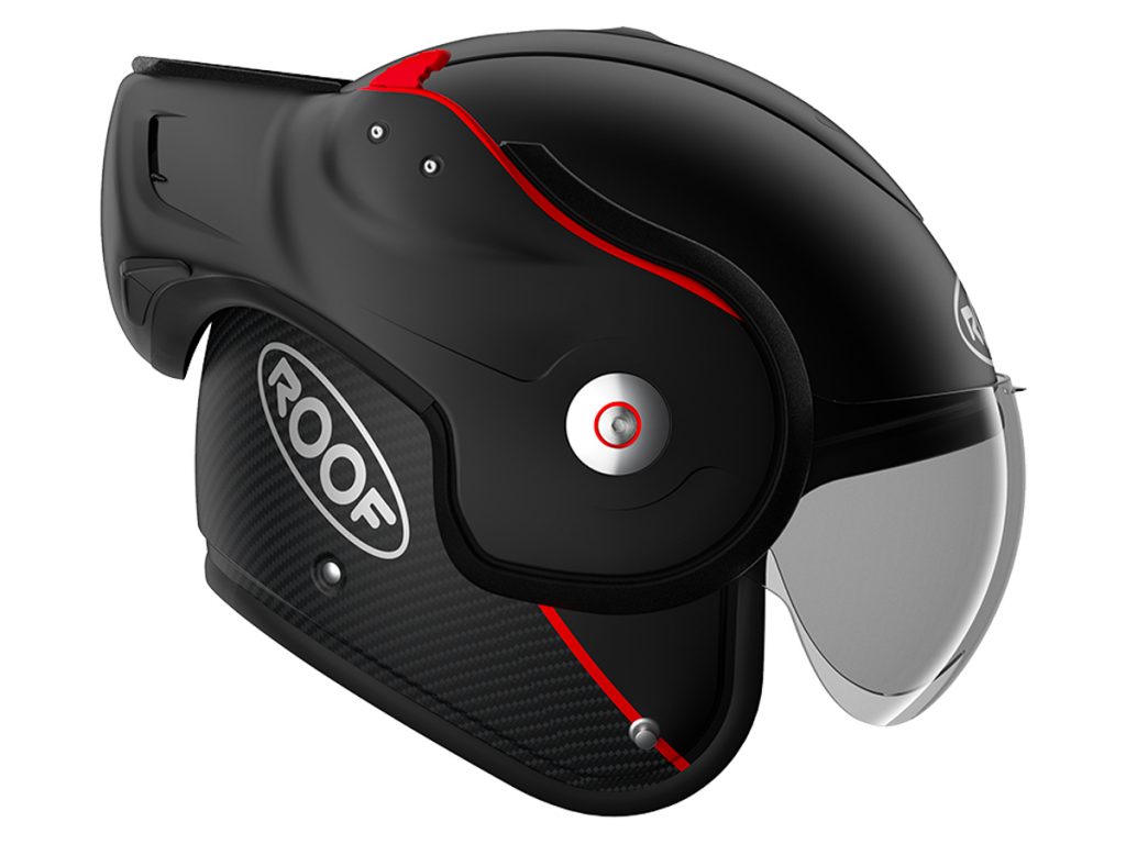 casque roof boxxer carbon vue de profil