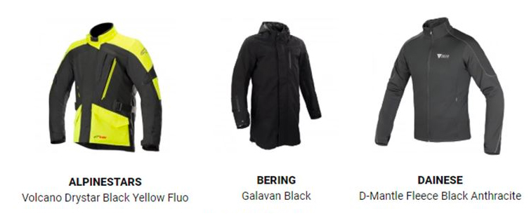 blouson moto equipment contre le froid