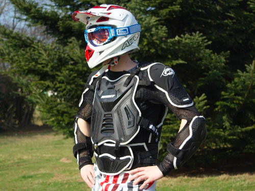 plastron moto enduro