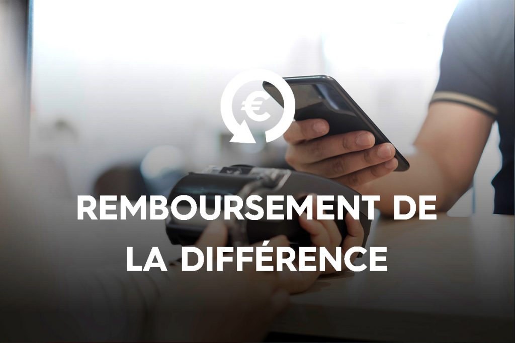 rembourser la difference