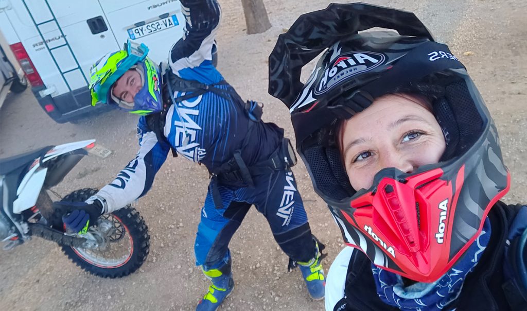 equipement pour la sortie moto enduro