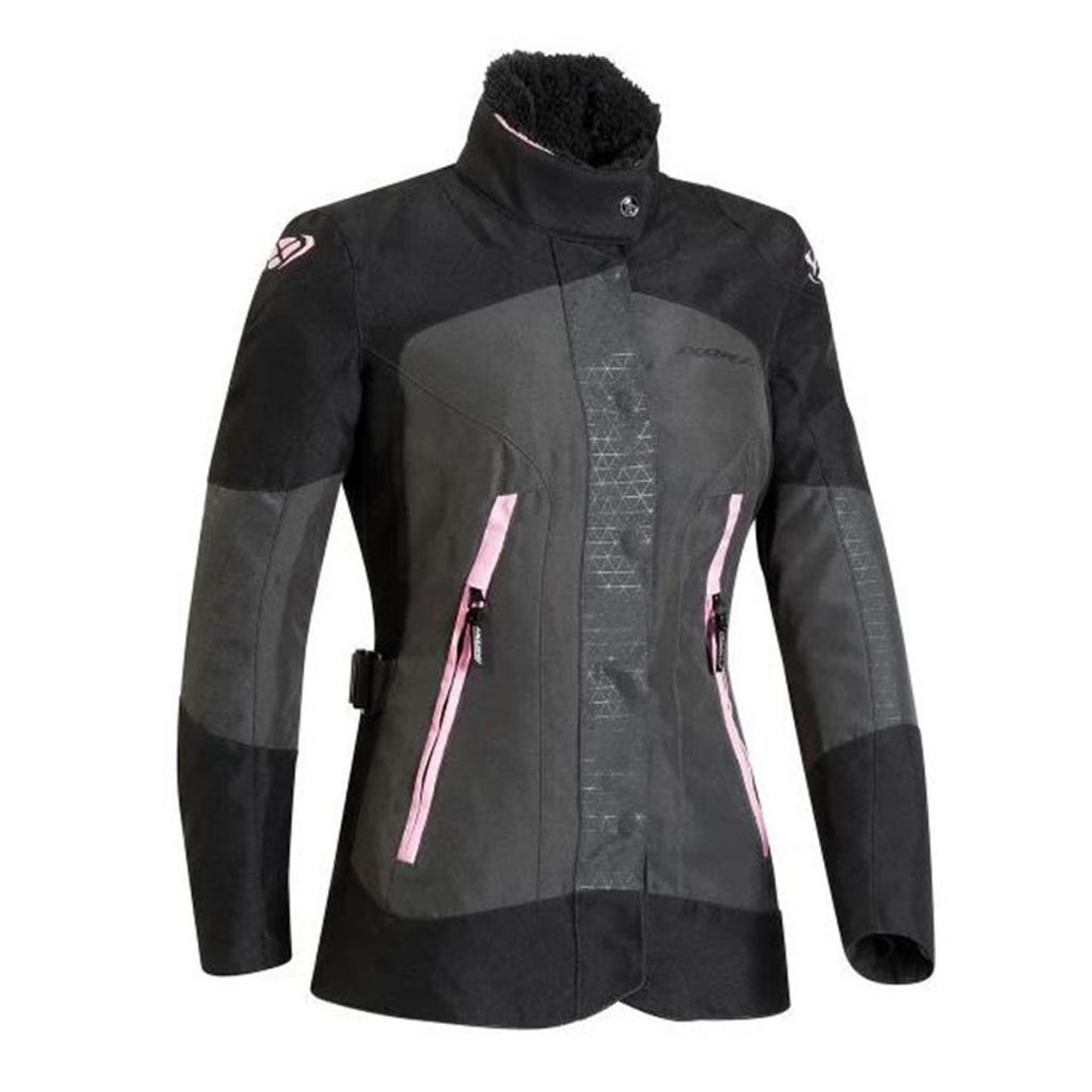blouson moto hiver pour feemme