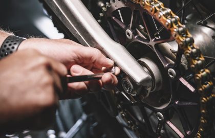 Retaper sa moto accidentée