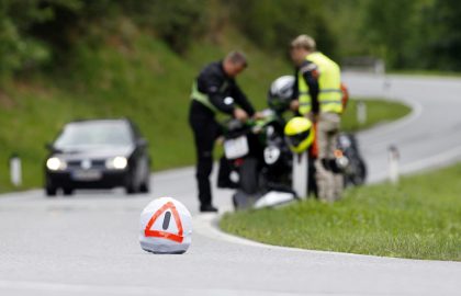 constat dans un accident moto
