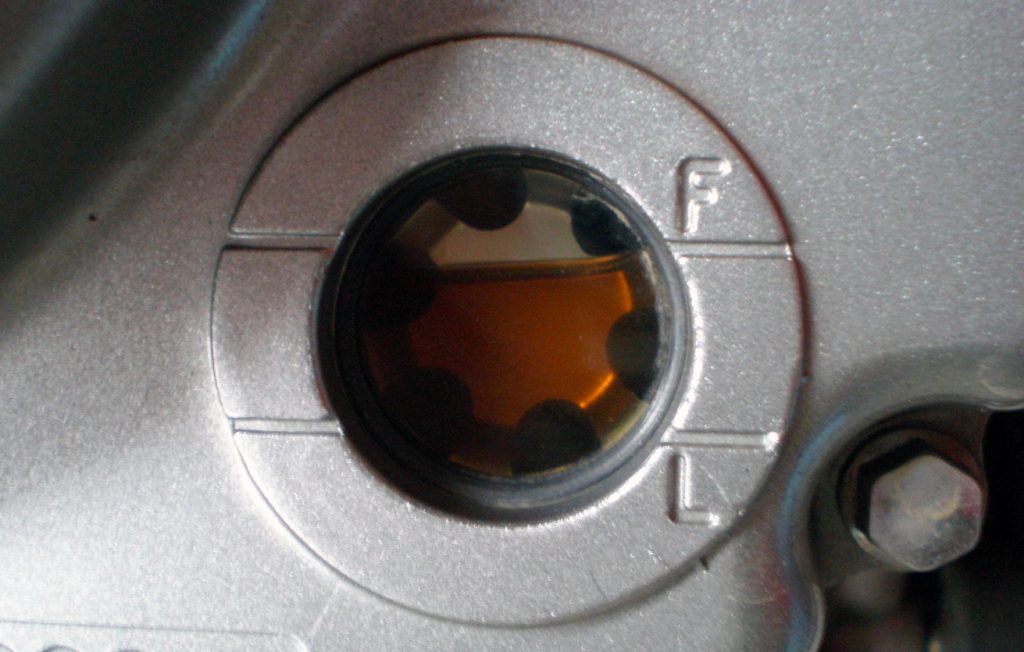 controle dhuile moto