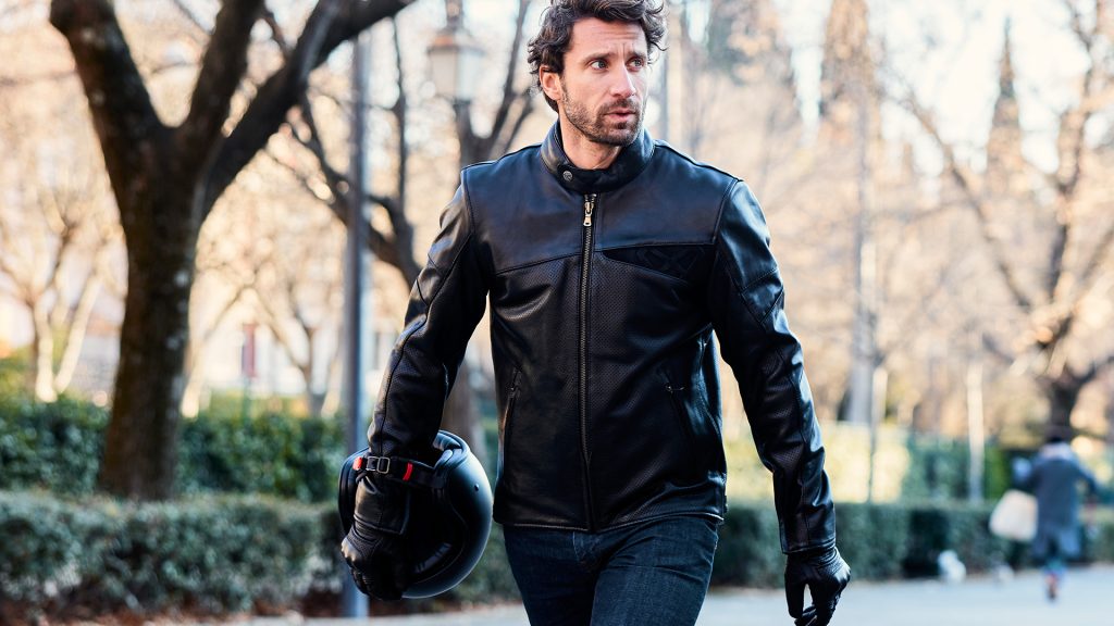 blouson moto ville cuir