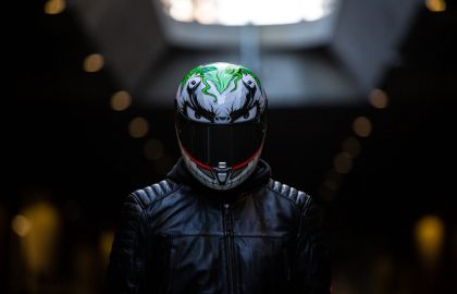 Casque moto Halloween 2025